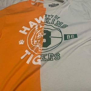 Stranger Things Hawkins basketball 1986 shirt
